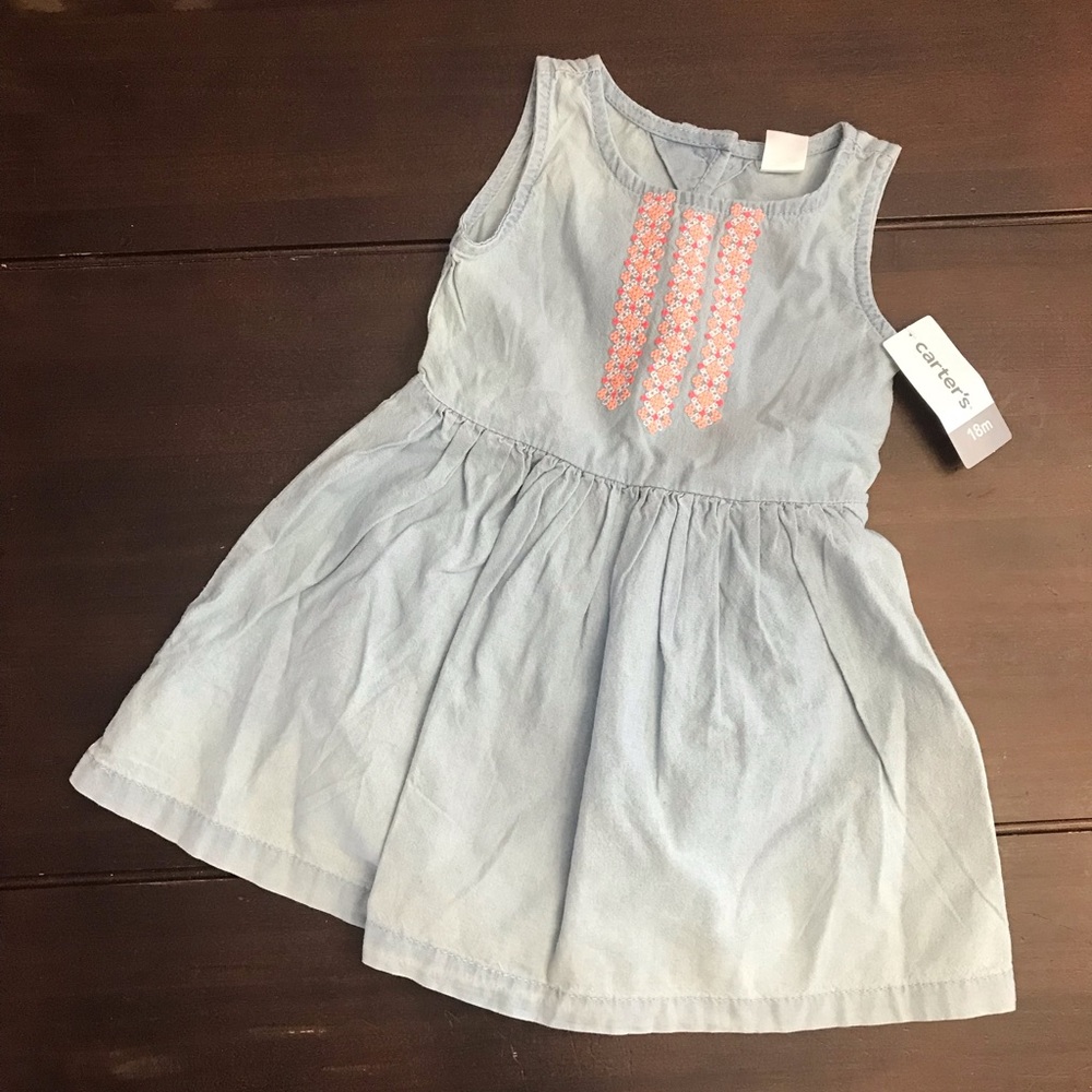 NWT Carters Girls Dress Size 18months